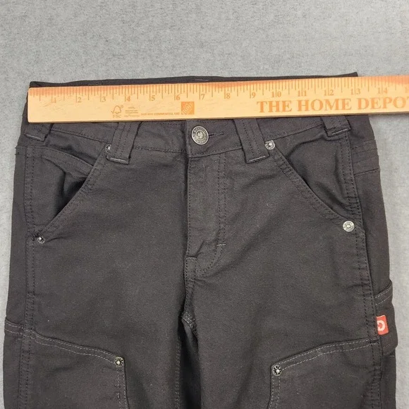 Dovetail Pants Womens 0 (26x30) Black Britt Utility Double Knee Work Cordura - Picture 11 of 15